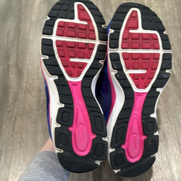 Nike Dual Fusion Run Running Shoes Blue and Pink - Picture 6 of 6